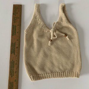 ONE OF A KIND cotton sweater DOLL top 10in